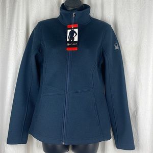 Spyder Frontier Lightweight Zipper Jacket Navy-Blue NWT Size Medium